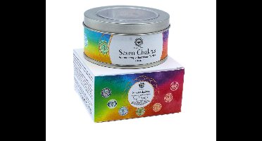 Green Tree Gemstone Candle Seven Chakras Nag Champa (70 gr)