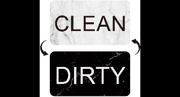 Magneet voor vaatwasser CLEAN / DIRTY omkeerbaar bord