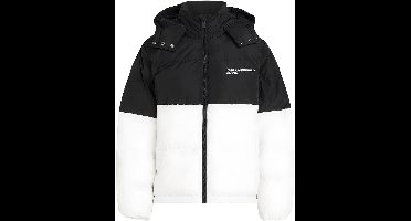 Karl Lagerfeld Jeans Blocked Doudoune Wit,Zwart XS Vrouw