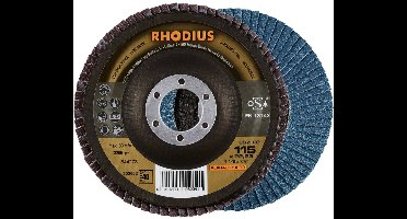 Rhodius 202652 LSZ F2 Lamellenschijf RVS, Staal 10 stuk(s)