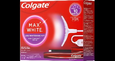 Colgate Max White Ultimate LED Whitening Kit - Tandenbleekset - Met Whitening Pen - Voor Wittere Tanden - Veilig Voor het Glazuur - 2,5 ml