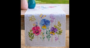 Vervaco - Perlaida loper kit - Viooltjes - PN-0205036 - Borduren - Borduurpakket - Borduurpakket volwassenen - Borduurpakket kind