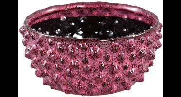 PTMD Marel Bloempot - 19 x 19 x 9 cm - Keramiek - Rood