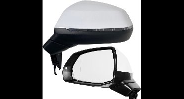 BILMAX Linker Buitenspiegel Vervanging voor Audi Q5 SQ5 2018-2022 Elektrisch Inklapbaar, Elektrisch Verstelbaar, Verwarmd, met Richtingaanwijzer, 10 Kabels