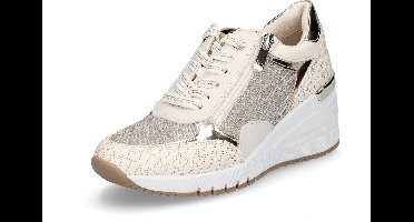 Marco Tozzi Dames Sneaker - 23723-40C Beige/Combi - Maat 40