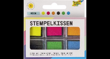 folia stempelkussen set 'Pastel', 6-kleuren assorti