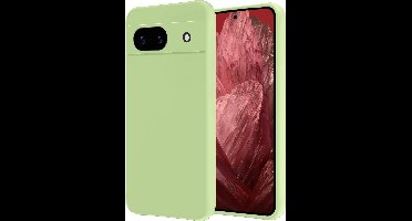 Hoesje - Geschikt voor Google Pixel 8a - Sterk & Shockproof - Hoes Cover - Siliconen Case - Groen