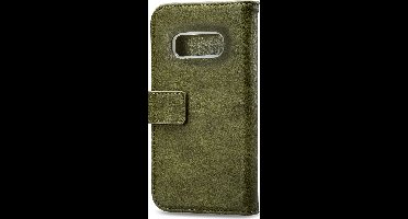 Mobilize Telefoonhoesje geschikt voor Samsung Galaxy S10e Hoesje | Mobilize Elite Gelly Bookcase | Pasjeshouder voor 3 Pasjes | Telefoonhoesje voor Pinpas / OV Kaart / Rijbewijs - Groen