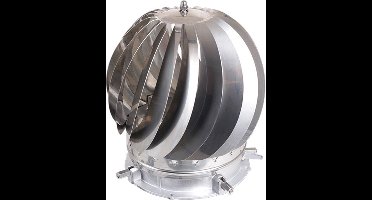 Nedco BV Rotorkap Klassiek tot Ø 250mm RVS blank zonder openingsmogelijkheid