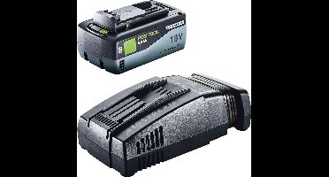 Festool 18V 1x8.0/SCA16 energieset 1x accu 18 V 8.0 Ah ( 577323 ) + lader ( 576953 )