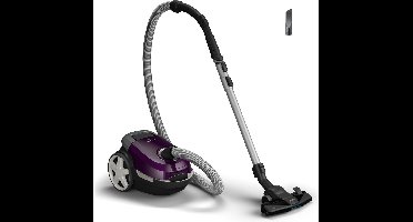 Philips Performer Compact 3000 Series XD3100/06 - Stofzuiger met Zak - Paars - + 2 Extra Mondstukken