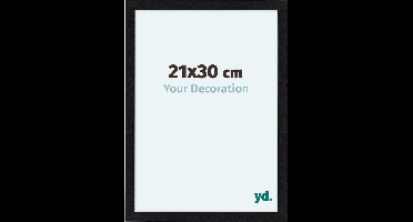 Your Decoration - Fotolijst 21x30 cm - MDF - Zwart Mat - Como