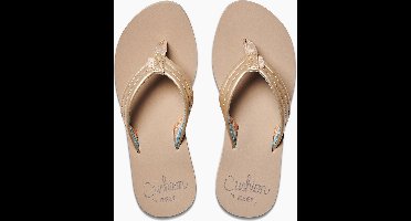 Reef Cushion Breezegolden Hour Dames Slippers - Gebroken wit/Zand - Maat 41