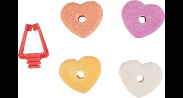 Flamingo - Knaagdieraccessoire Calcium Hartjes