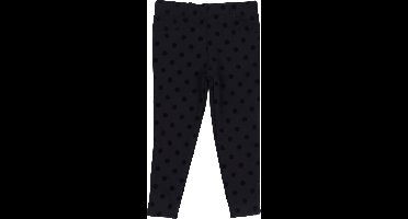 Zwarte legging met erwtenprint