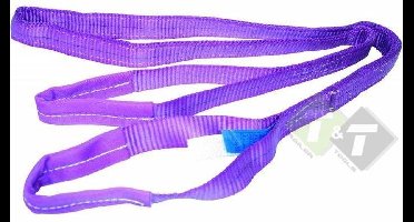 Hijsband - Werklast van 1 Ton - 3 meter lang - Hijsstrop - Torso
