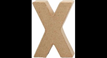 Creative Letter X Papier-mâché 10 Cm