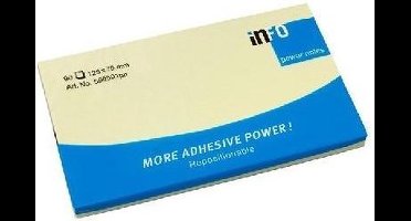 Infonotes 125x75mm geel pak a12 bloks