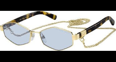 Marc Jacobs Zonnebril Marc 496/s Dames Polygonal Staal Goud