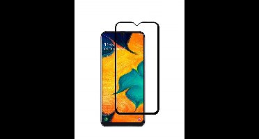 Ntech Screenprotector Geschikt voor Samsung Galaxy A50 full cover Screenprotector Tempered Glass - Zwart