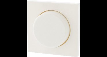 Jung AS500 Centraalplaat Inbouw Met Knop Voor Dimmer Polarwit