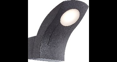 AEG lamp Brynna LED buitenwandlamp antraciet | 1x 6W LED geïntegreerd, (635lm, 3000K) | Schaal A ++ tot E | IP-beschermingsklasse: 54 - spatwaterdicht