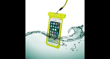 Celly - SplashBag Beschermhoes Telefoon Spatbestendig 6,2 Inch - Kunststof - Geel