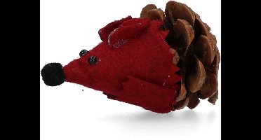Forest Friends Mouse Red – Kattenspeeltje met Madnip - Kattenspeelgoed – Kattenkruid Kattenspeeltjes - 8 cm
