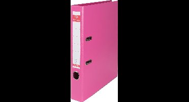 Pergamy Ordner A4 uit PP en papier, rug van 5 cm - Roze