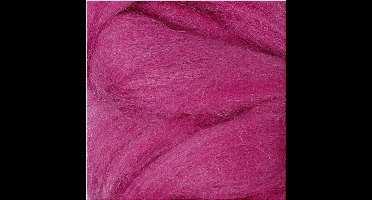Merino Wol, dikte 21 my, rood paars, 100 gr/ 1 doos