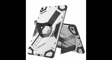 Ntech Escort Armor Hoesje Hoesje Geschikt Voor Samsung Galaxy Tab A 10.1 (2019) - Zilver