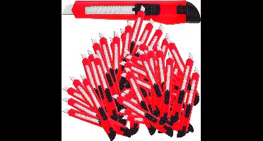 Breekmes - 9mm Afbreekmessen Vergrendeling – 50 Stuks