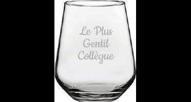 Drinkglas gegraveerd - 42,5cl - Le Plus Gentil Collègue