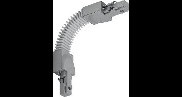 Spanningsrail Doorverbinder - DUOLINE - Flexibele Connector - 2 Fase - Mat Titaan