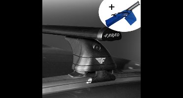 Dakdragers geschikt voor Volvo V60 Stationwagon 2010 t/m 2018 - Staal - inclusief dakdrager opbergtas