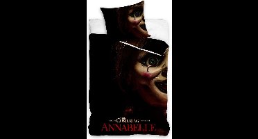 Carbotex Dekbedovertrek The Conjuring 140 X 200 Cm Katoen Zwart