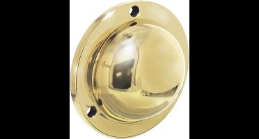 Intersteel Afdekplaatje voordeurknop messing gelakt