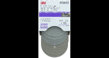 3M 30802 Trizact Schuurschijven KIT 150mm - 5x P3000 + 5x P8000