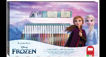 Multiprint Frozen kleurset stempels 41-delig knutseldoos creatief.