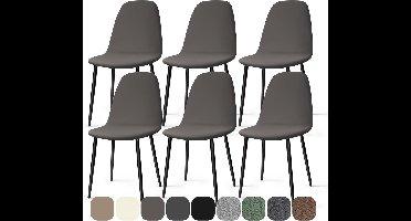 Stoelhoes-Stoelhoezen- 6 Stuks Spandex Eetstoelhoezen Stretch Stoelhoes Afneembare