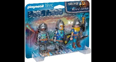 PLAYMOBIL Novelmore Set van 3 Novelmore ridders - 70671