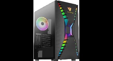 Gaming PC-behuizing met ARGB-ventilator en Geharde Glas