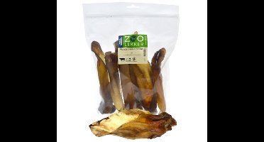 Zoolekker Runderoren met pit - 100% natuurlijke hondensnack 6 stuks