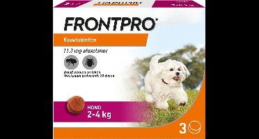 FRONTPRO S - 2-4 kg - 2 x 3 tabletten