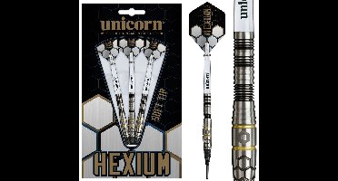 Unicorn Hexium 1 Black Gold 90% - Soft Tip Darts