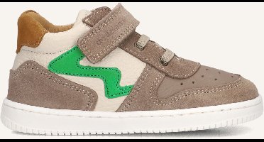 Develab 44339 Sneakers Jongens - Leren Sneaker - Taupe - Maat 21