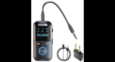 Bluetooth 5.4 Draadloze Zender en Ontvanger - 2-in-1 Mini Muziekadapter voor TV, Stereo en Laptops