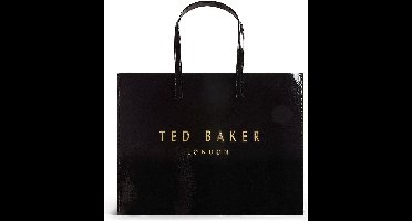 Ted Baker schoudertas Crikon Crinkle Icon Bag Black zwart