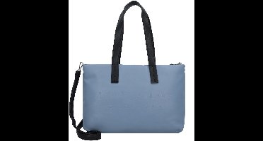 TOM TAILOR Schoudertas Thessa Zip Shopper Light Blue Lichtblauw