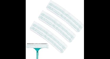 Ronte - Set van 3 ruitenwisserhoezen voor streepvrije raamreiniging - Compatibel met raam- en framereiniger - 27 cm breedte - Duurzaam en machinewasbaar